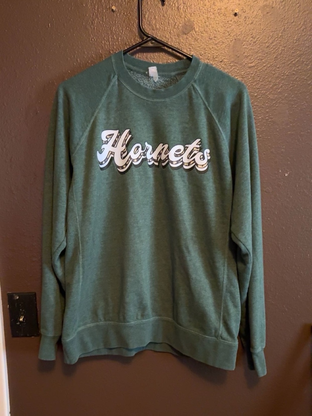 Hornets Green Crewneck Sweatshirt